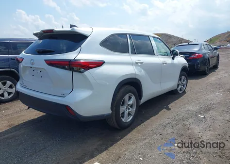 2023 Toyota Highlander Le из США, поврежденный, VIN 5TDKDRAHXPS513740